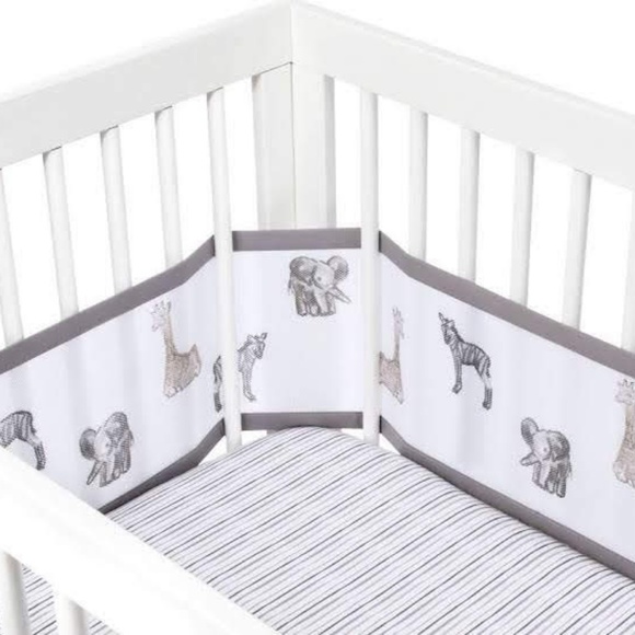 Breathable Baby Mesh Crib Liner - Picture 2 of 2